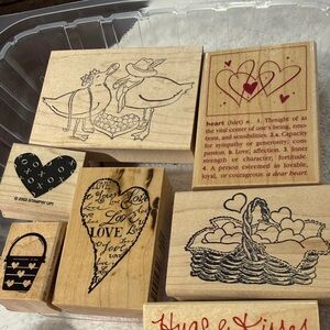 15 Fun Stamp-in' Up! Heart and Love Themed Stamps -